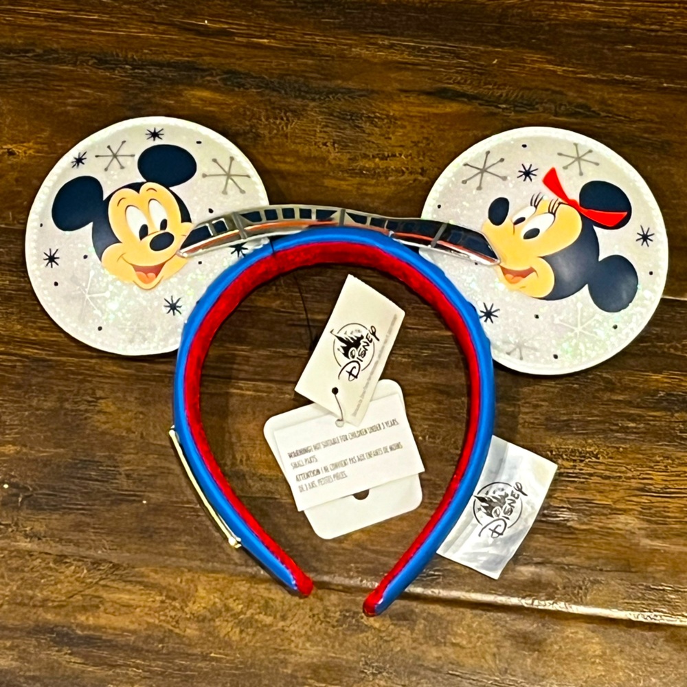 ✨ Disney Parks Loungefly 50th Celebration Contempory Resort Mickey Ears ✨ NWT